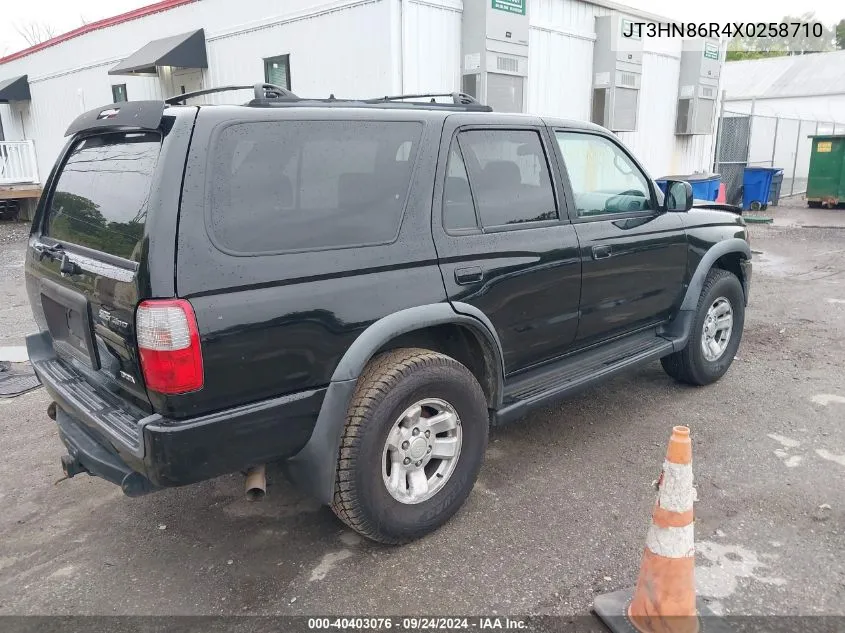 1999 Toyota 4Runner Sr5 V6 VIN: JT3HN86R4X0258710 Lot: 40403076