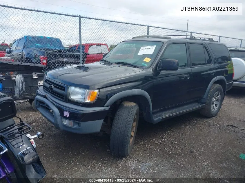 1999 Toyota 4Runner Sr5 V6 VIN: JT3HN86R1X0221369 Lot: 40430419