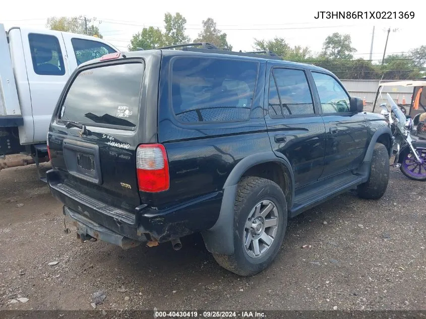 1999 Toyota 4Runner Sr5 V6 VIN: JT3HN86R1X0221369 Lot: 40430419