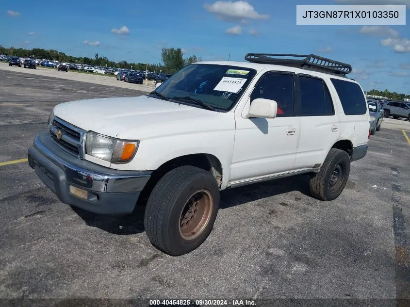 1999 Toyota 4Runner Limited V6 VIN: JT3GN87R1X0103350 Lot: 40454825