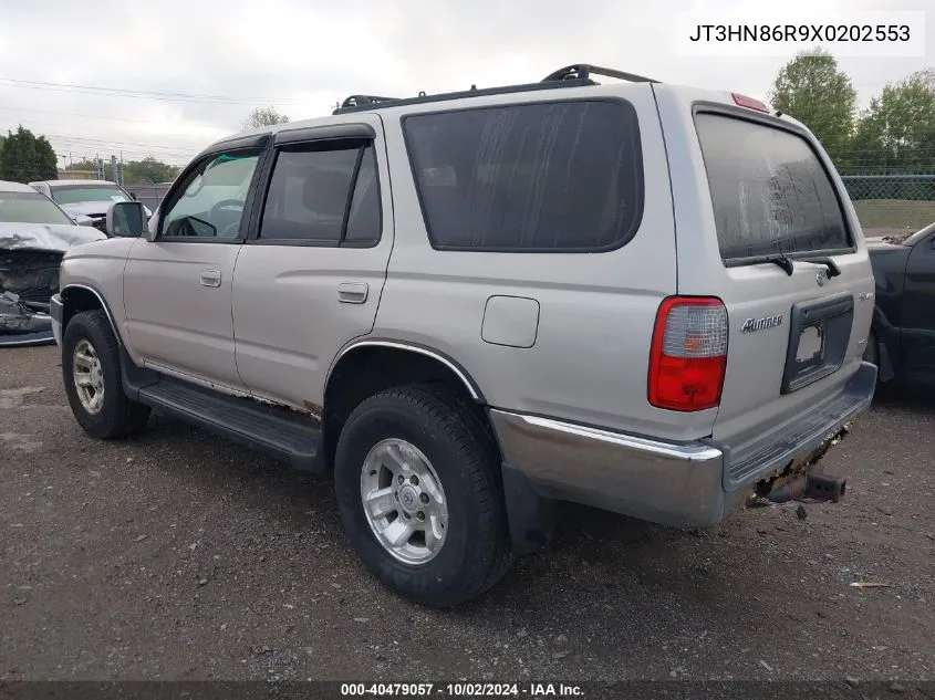 1999 Toyota 4Runner Sr5 V6 VIN: JT3HN86R9X0202553 Lot: 40479057