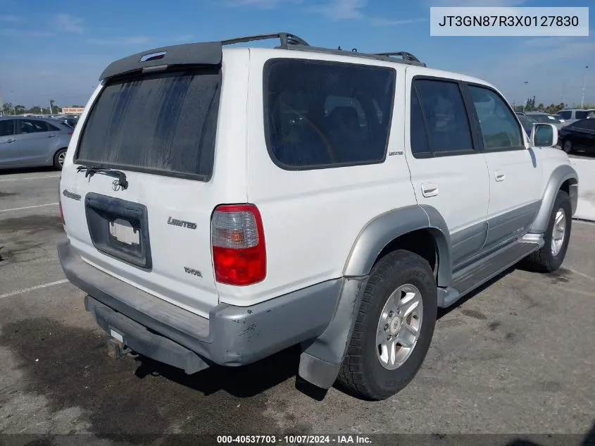 1999 Toyota 4Runner Limited V6 VIN: JT3GN87R3X0127830 Lot: 40537703