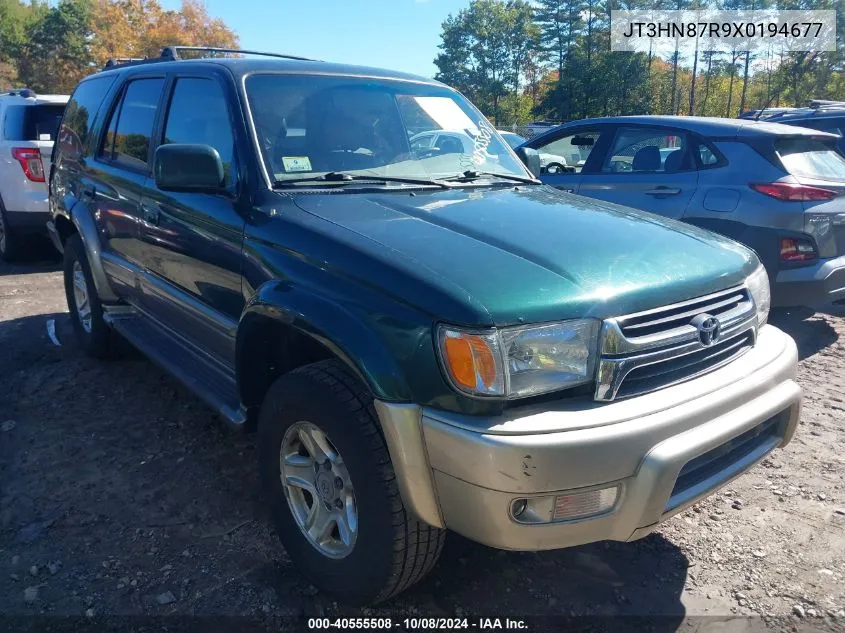 1999 Toyota 4Runner Limited V6 VIN: JT3HN87R9X0194677 Lot: 40555508