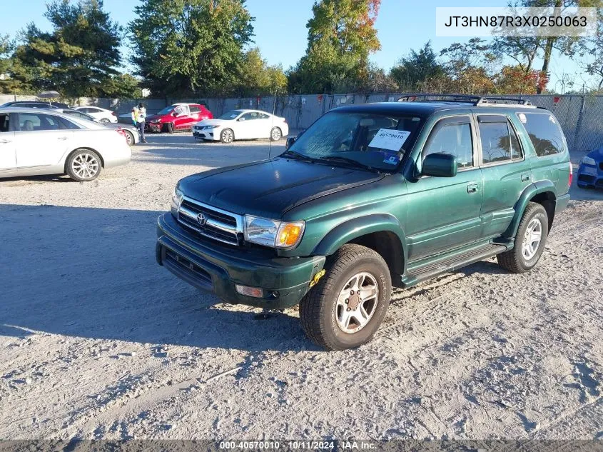 1999 Toyota 4Runner Limited V6 VIN: JT3HN87R3X0250063 Lot: 40570010