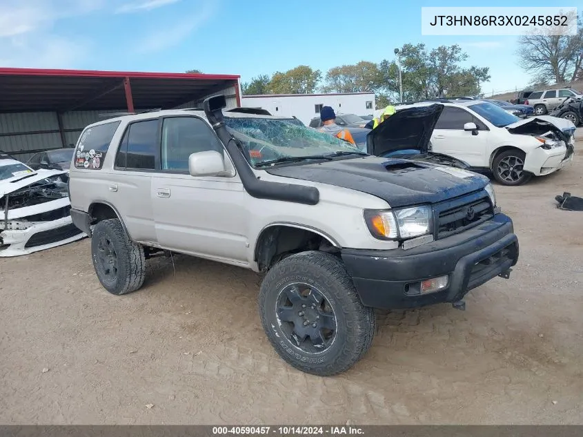 1999 Toyota 4Runner Sr5 V6 VIN: JT3HN86R3X0245852 Lot: 40590457