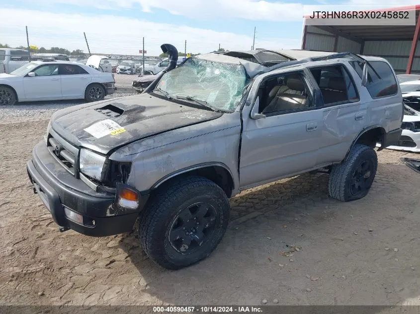 1999 Toyota 4Runner Sr5 V6 VIN: JT3HN86R3X0245852 Lot: 40590457