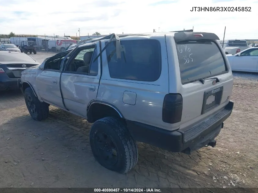 1999 Toyota 4Runner Sr5 V6 VIN: JT3HN86R3X0245852 Lot: 40590457