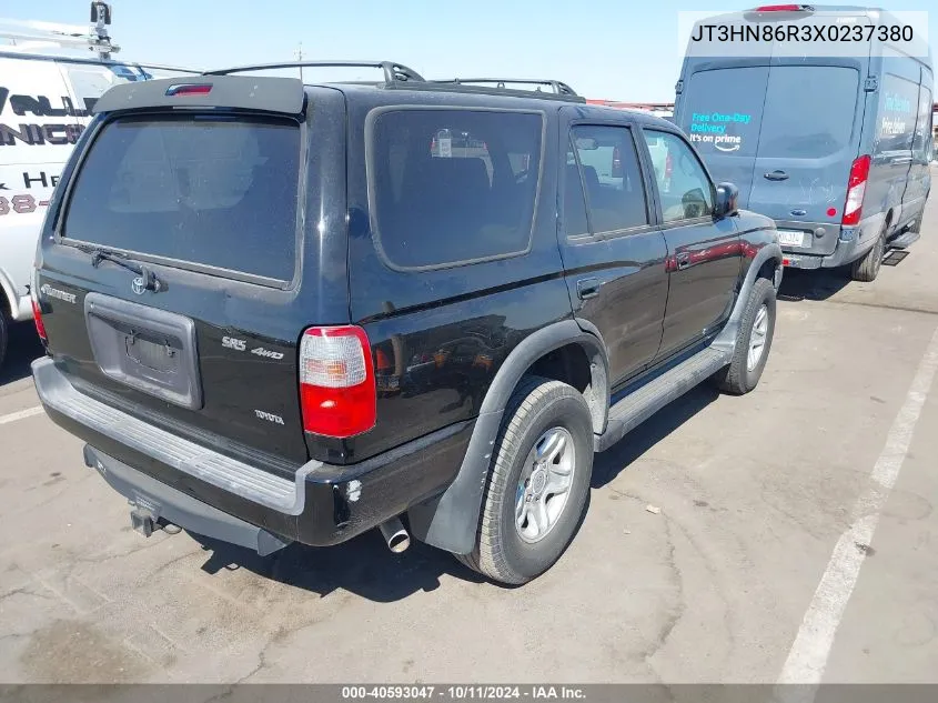 1999 Toyota 4Runner Sr5 V6 VIN: JT3HN86R3X0237380 Lot: 40593047