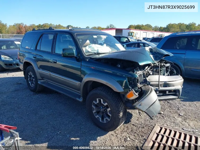 1999 Toyota 4Runner Limited V6 VIN: JT3HN87R3X9025699 Lot: 40609822