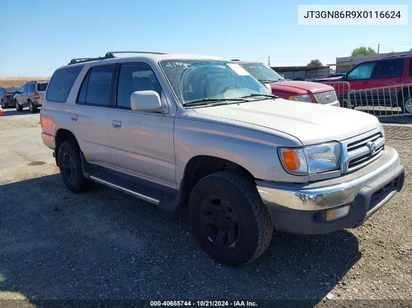 1999 Toyota 4Runner Sr5 V6 VIN: JT3GN86R9X0116624 Lot: 40655744