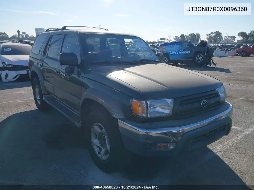 1999 Toyota 4Runner Limited V6 VIN: JT3GN87R0X0096360 Lot: 40658823