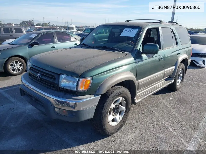 1999 Toyota 4Runner Limited V6 VIN: JT3GN87R0X0096360 Lot: 40658823