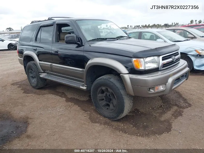 1999 Toyota 4Runner Limited V6 VIN: JT3HN87R2X0227356 Lot: 40718207