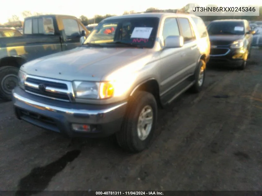 1999 Toyota 4Runner Sr5 V6 VIN: JT3HN86RXX0245346 Lot: 40781311