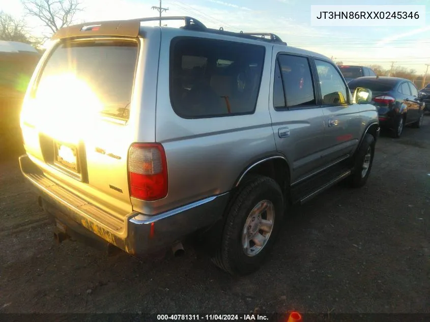 1999 Toyota 4Runner Sr5 V6 VIN: JT3HN86RXX0245346 Lot: 40781311