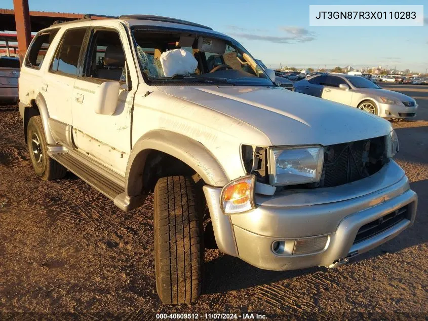 1999 Toyota 4Runner Limited V6 VIN: JT3GN87R3X0110283 Lot: 40809512