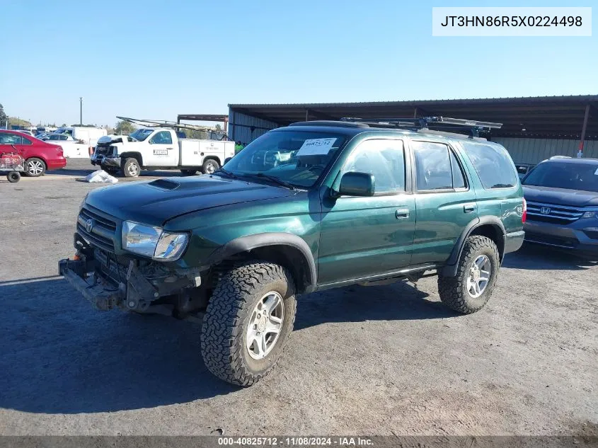 1999 Toyota 4Runner Sr5 V6 VIN: JT3HN86R5X0224498 Lot: 40825712