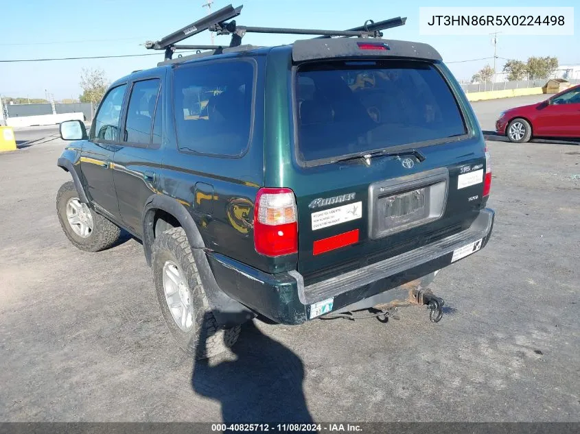 1999 Toyota 4Runner Sr5 V6 VIN: JT3HN86R5X0224498 Lot: 40825712