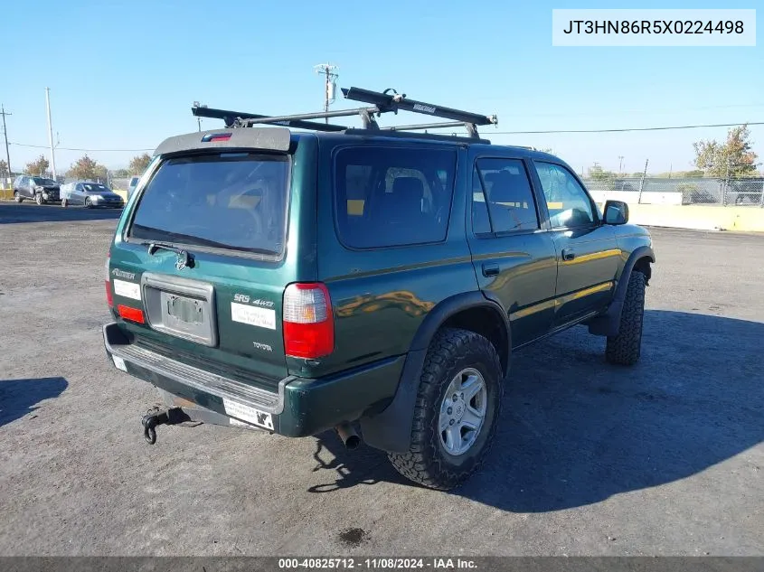 1999 Toyota 4Runner Sr5 V6 VIN: JT3HN86R5X0224498 Lot: 40825712