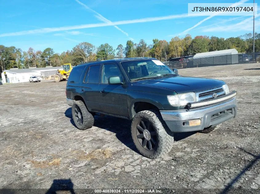 1999 Toyota 4Runner Sr5 V6 VIN: JT3HN86R9X0197404 Lot: 40839324