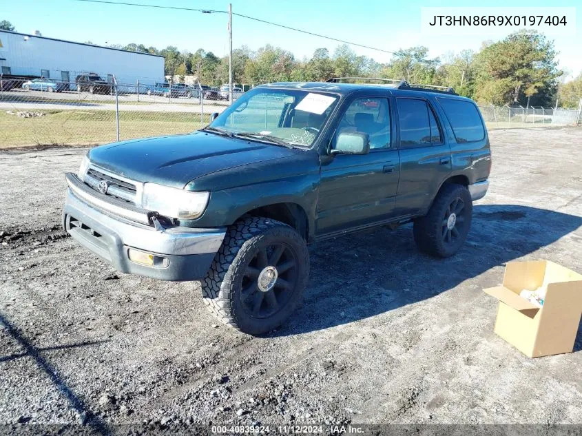 1999 Toyota 4Runner Sr5 V6 VIN: JT3HN86R9X0197404 Lot: 40839324