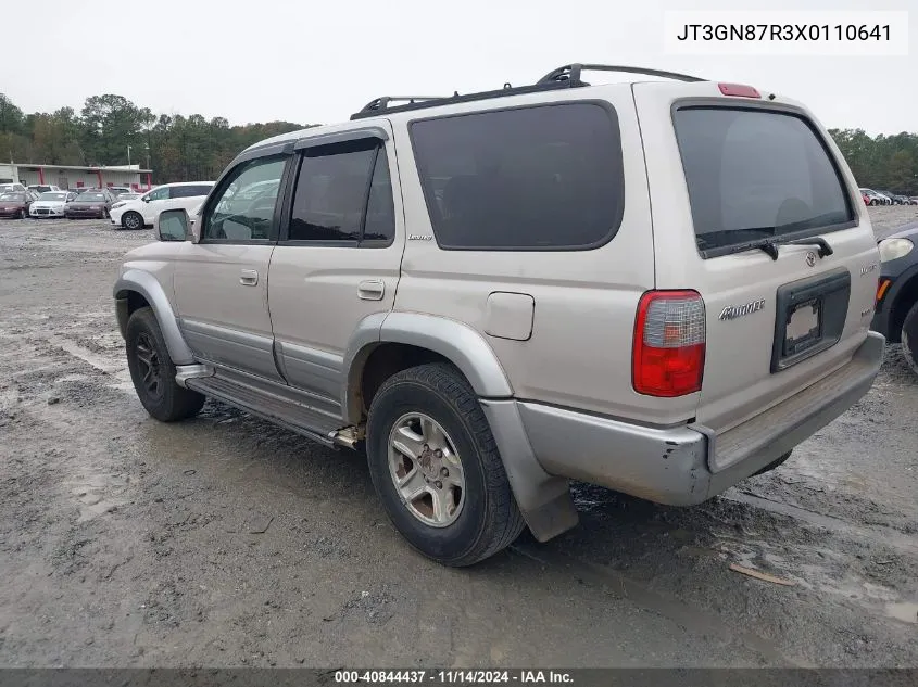 JT3GN87R3X0110641 1999 Toyota 4Runner Limited V6