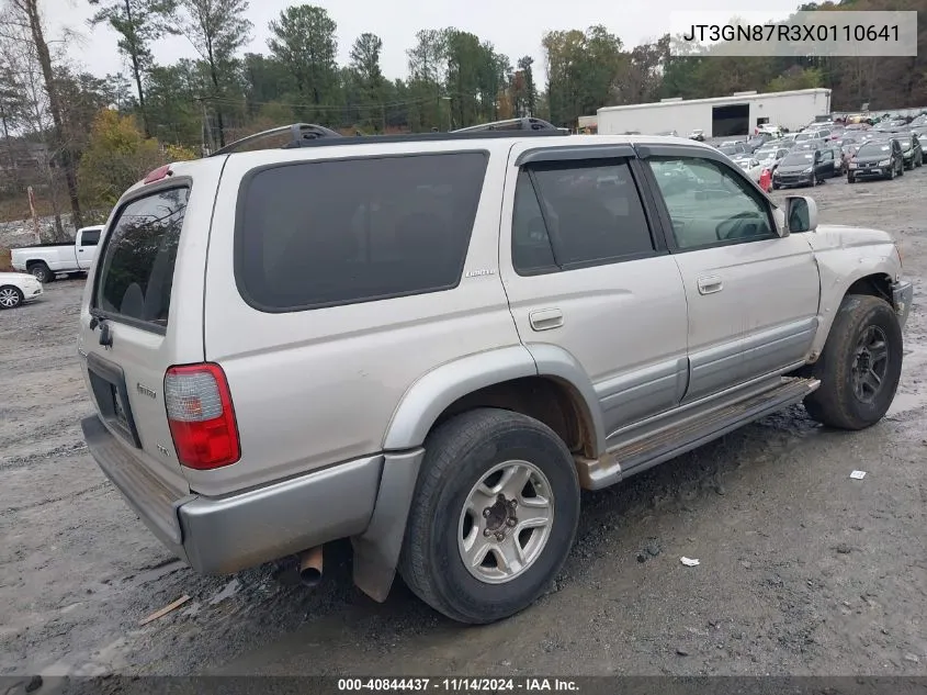 JT3GN87R3X0110641 1999 Toyota 4Runner Limited V6