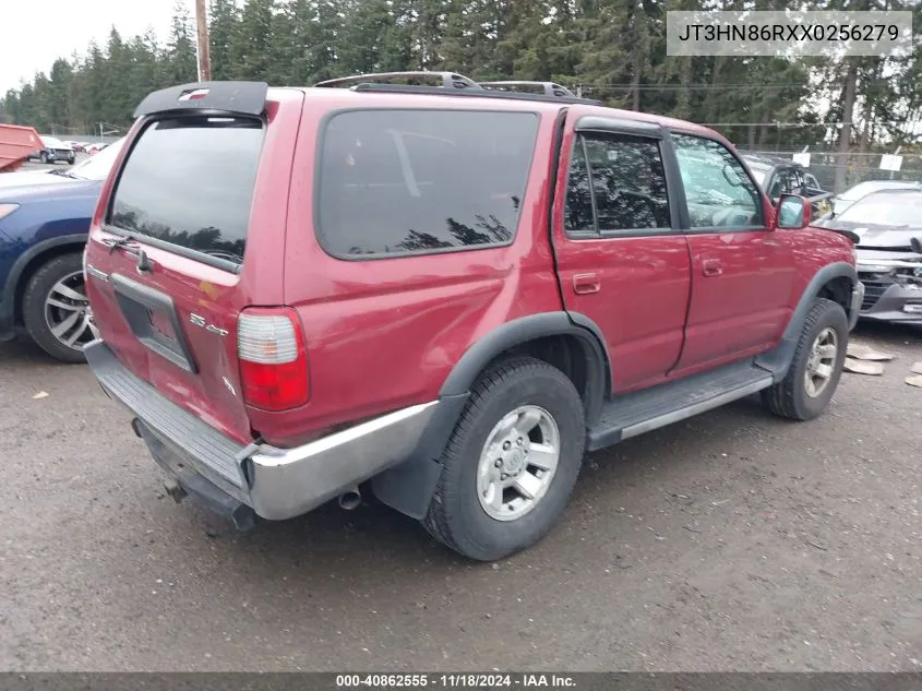 1999 Toyota 4Runner Sr5 VIN: JT3HN86RXX0256279 Lot: 40862555