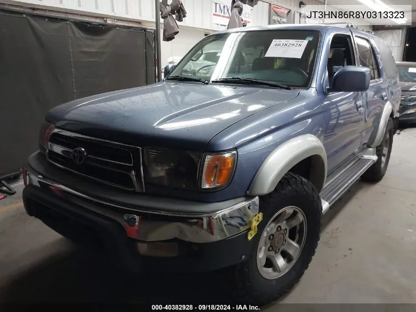 JT3HN86R8Y0313323 2000 Toyota 4Runner Sr5 V6