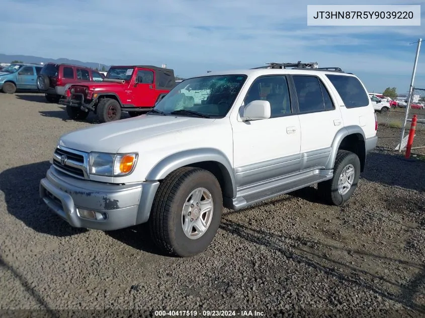 2000 Toyota 4Runner Limited V6 VIN: JT3HN87R5Y9039220 Lot: 40417519