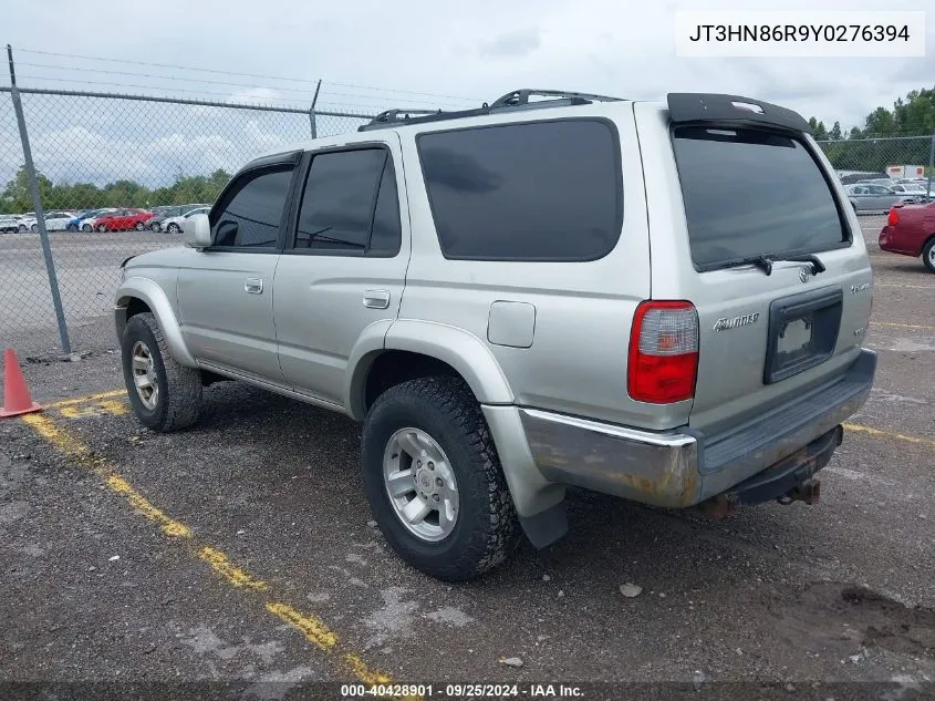 2000 Toyota 4Runner Sr5 V6 VIN: JT3HN86R9Y0276394 Lot: 40428901