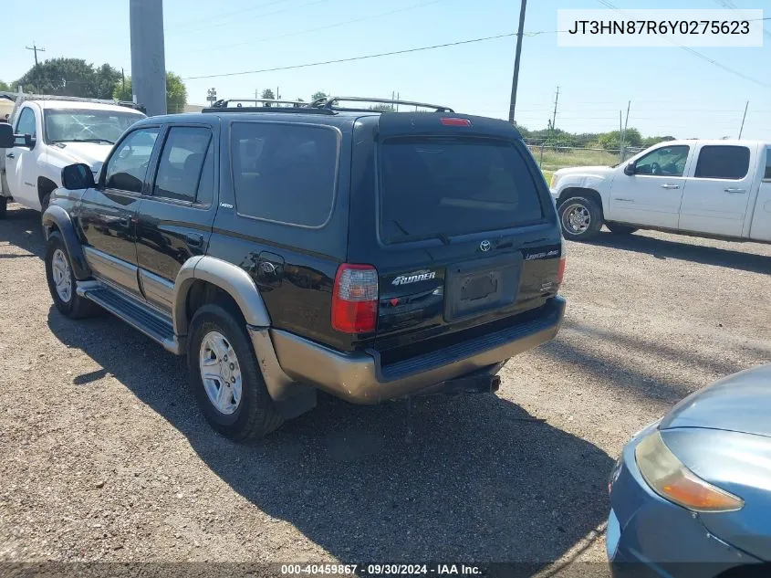 2000 Toyota 4Runner Limited V6 VIN: JT3HN87R6Y0275623 Lot: 40459867