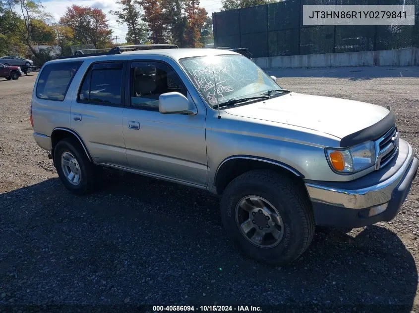 2000 Toyota 4Runner Sr5 V6 VIN: JT3HN86R1Y0279841 Lot: 40586094