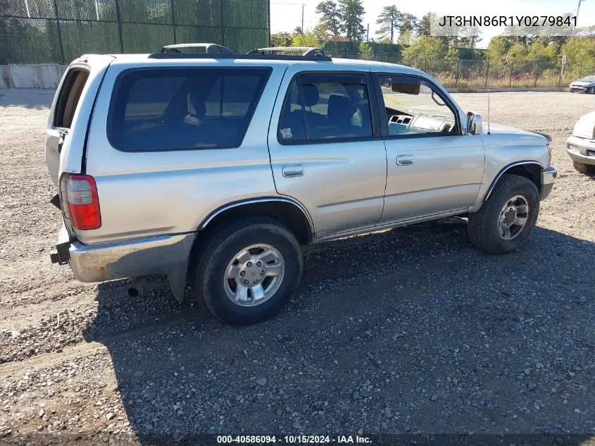 2000 Toyota 4Runner Sr5 V6 VIN: JT3HN86R1Y0279841 Lot: 40586094