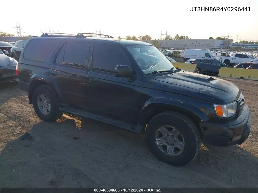 2000 Toyota 4Runner Sr5 V6 VIN: JT3HN86R4Y0296441 Lot: 40594685