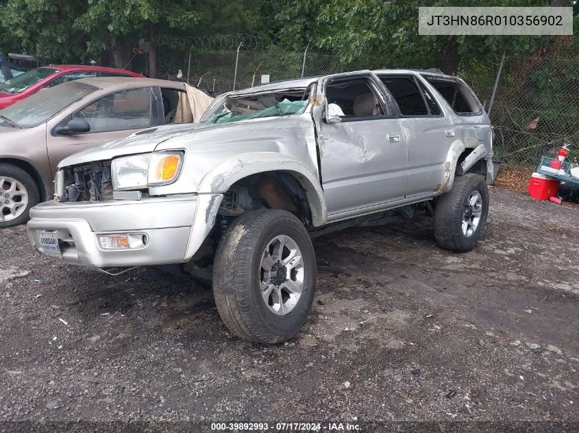 2001 Toyota 4Runner Sr5 V6 VIN: JT3HN86R010356902 Lot: 39892993