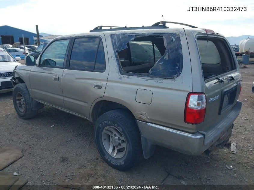 2001 Toyota 4Runner Sr5 V6 VIN: JT3HN86R410332473 Lot: 40132136