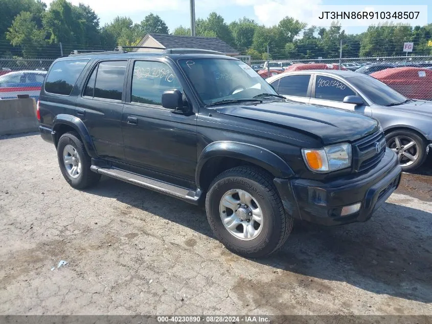 2001 Toyota 4Runner Sr5 V6 VIN: JT3HN86R910348507 Lot: 40230890