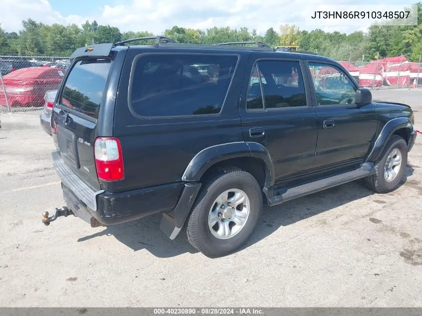 2001 Toyota 4Runner Sr5 V6 VIN: JT3HN86R910348507 Lot: 40230890