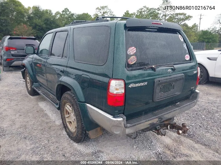 2001 Toyota 4Runner Sr5 V6 VIN: JT3GN86R010216764 Lot: 40266344