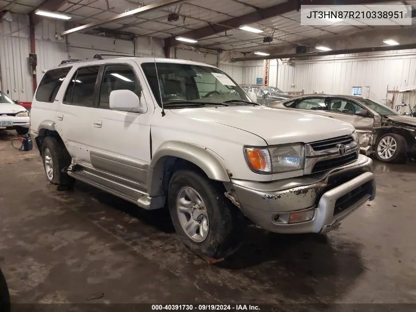 2001 Toyota 4Runner Limited V6 VIN: JT3HN87R210338951 Lot: 40391730