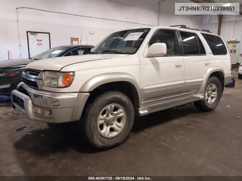 2001 Toyota 4Runner Limited V6 VIN: JT3HN87R210338951 Lot: 40391730