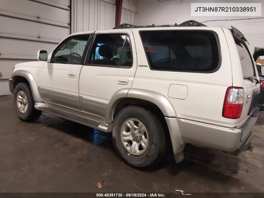 2001 Toyota 4Runner Limited V6 VIN: JT3HN87R210338951 Lot: 40391730