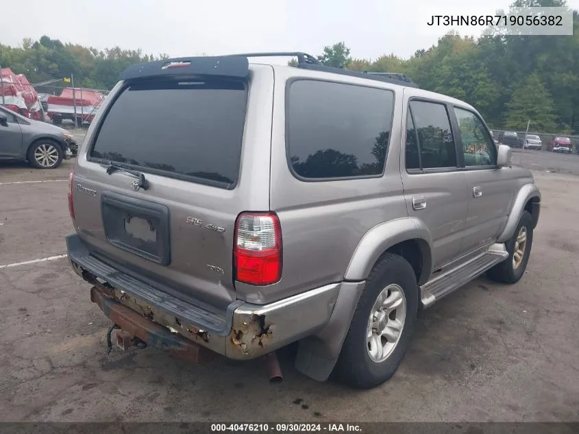 2001 Toyota 4Runner Sr5 V6 VIN: JT3HN86R719056382 Lot: 40476210