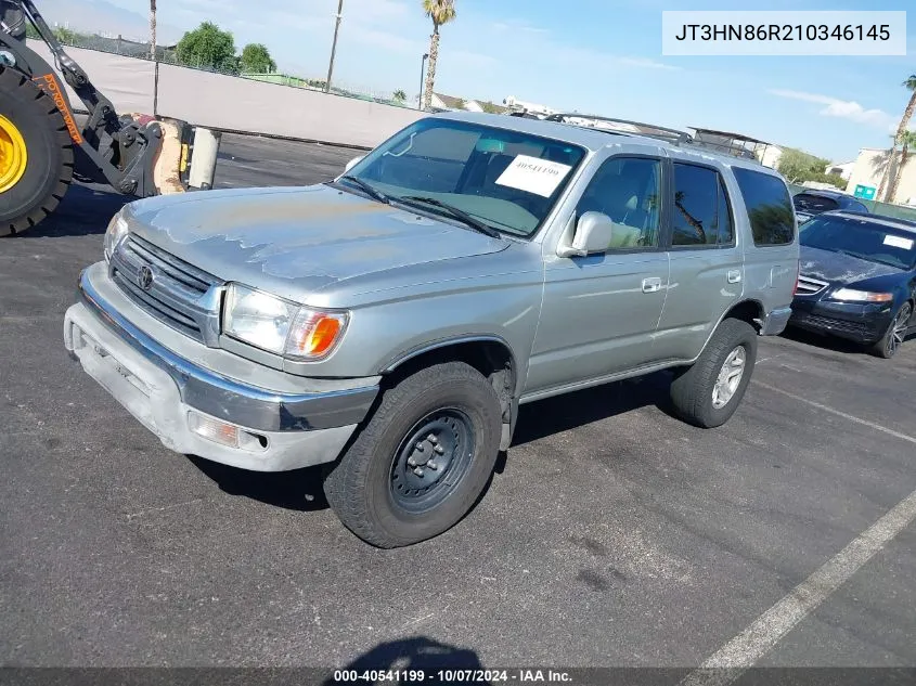 2001 Toyota 4Runner Sr5 V6 VIN: JT3HN86R210346145 Lot: 40541199