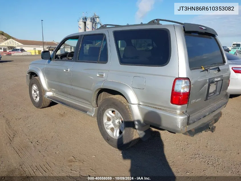 2001 Toyota 4Runner Sr5 V6 VIN: JT3HN86R610353082 Lot: 40558059