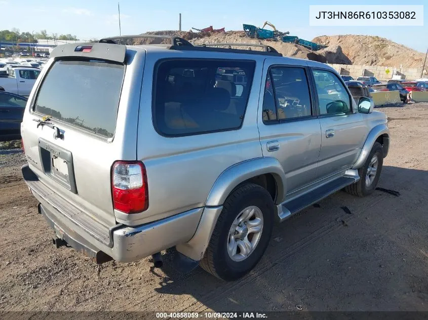 2001 Toyota 4Runner Sr5 V6 VIN: JT3HN86R610353082 Lot: 40558059