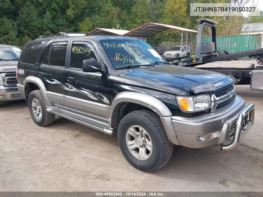 2001 Toyota 4Runner Limited V6 VIN: JT3HN87R419050327 Lot: 40582542