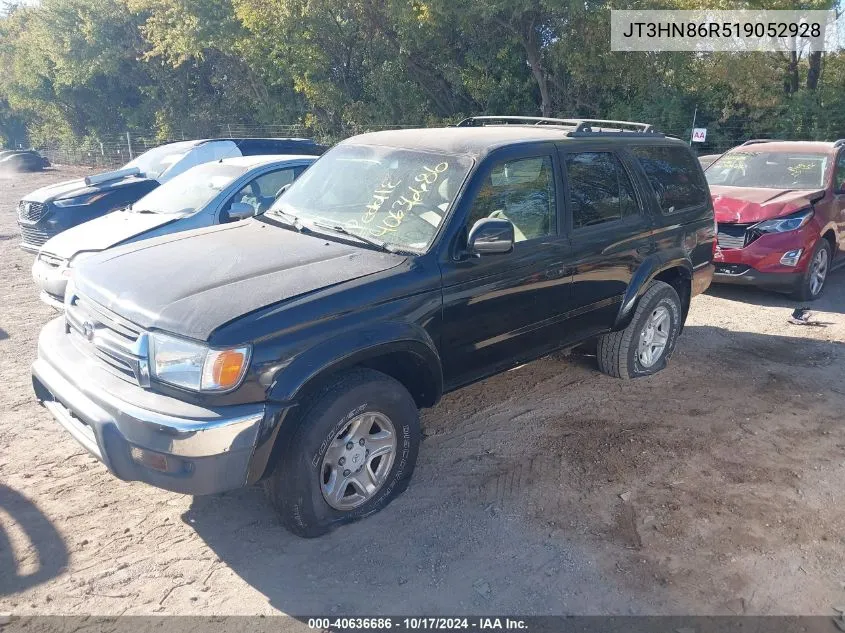 2001 Toyota 4Runner Sr5 V6 VIN: JT3HN86R519052928 Lot: 40636686