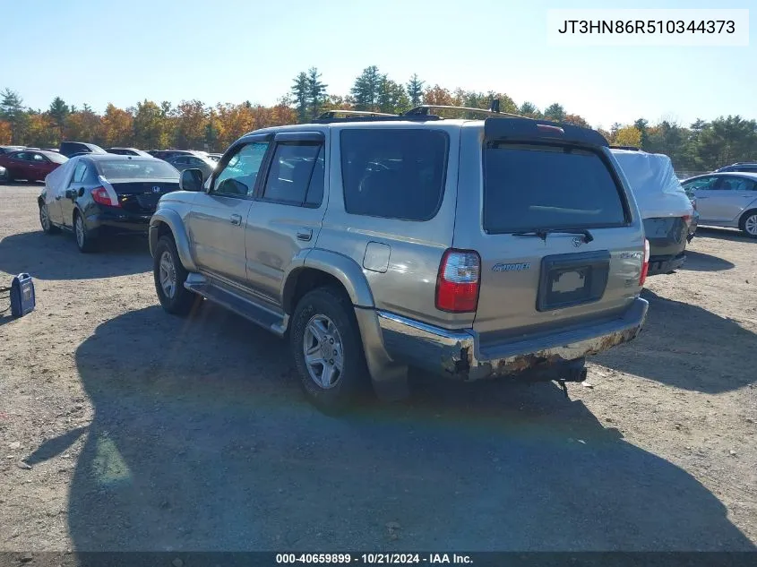 2001 Toyota 4Runner Sr5 V6 VIN: JT3HN86R510344373 Lot: 40659899